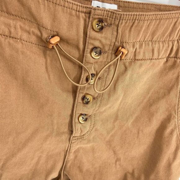 BDG Urban Outfitters brown buttoned cloth elastic waist short womens small - Picture 6 of 7